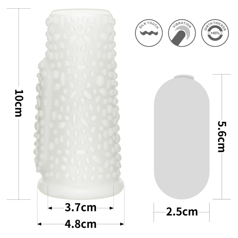 gaine de penis vibrante knights ring drip 10cm 7