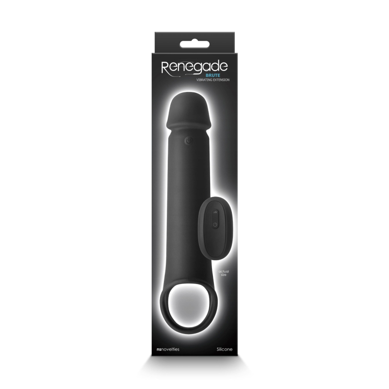 gaine de penis vibrante renegade brute 18 x 45cm noire 1 scaled