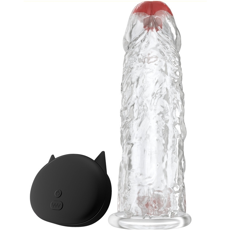 gaine de penis vibrante sleeve cat 14 x 4cm 2
