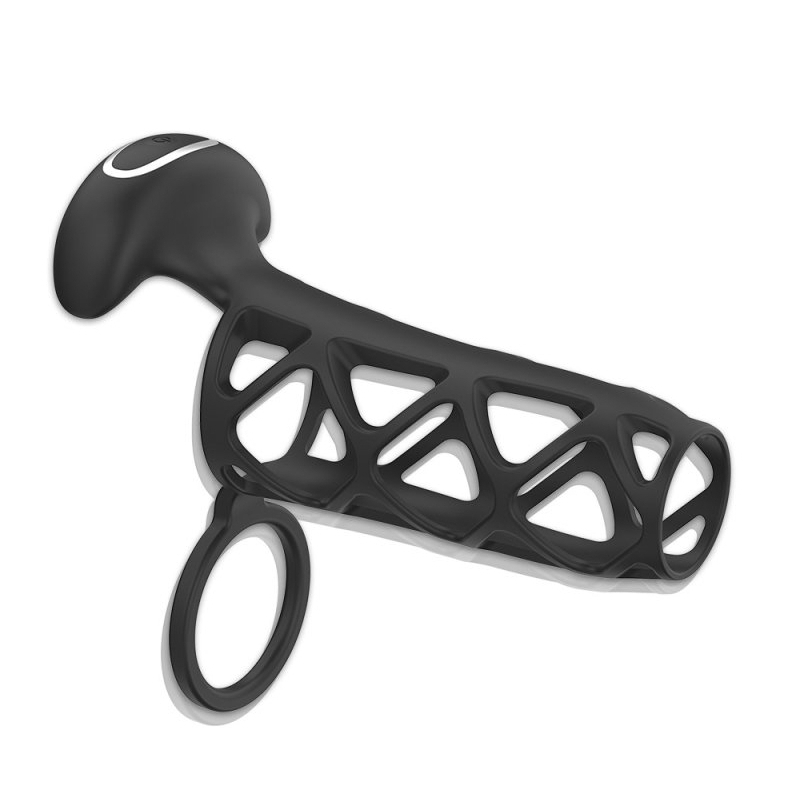 gaine de penis vibrante trisily 105 x 4cm 1