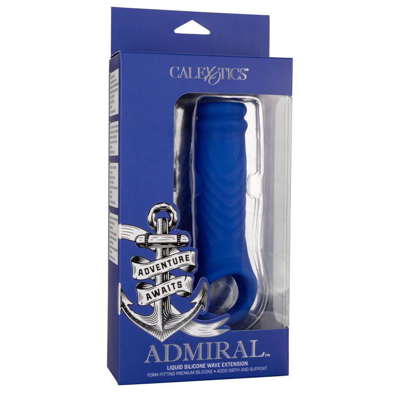 gaine de penis wave extension admiral 105 x 4cm 1