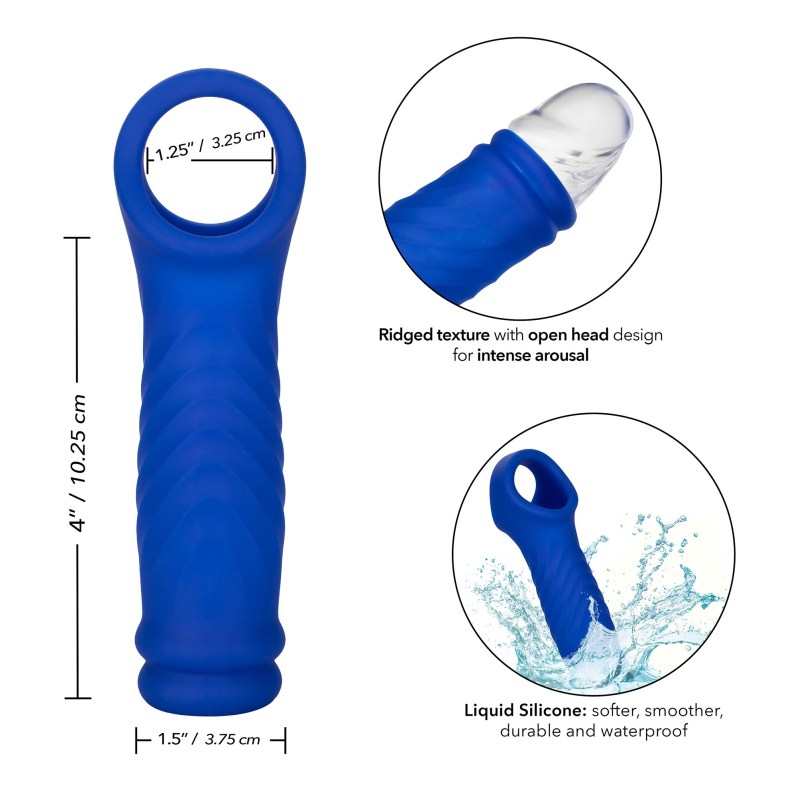 gaine de penis wave extension admiral 105 x 4cm 3