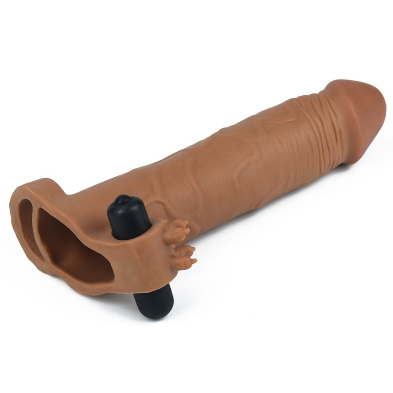gaine de penis x tender n5 20 x 4 cm marron 3