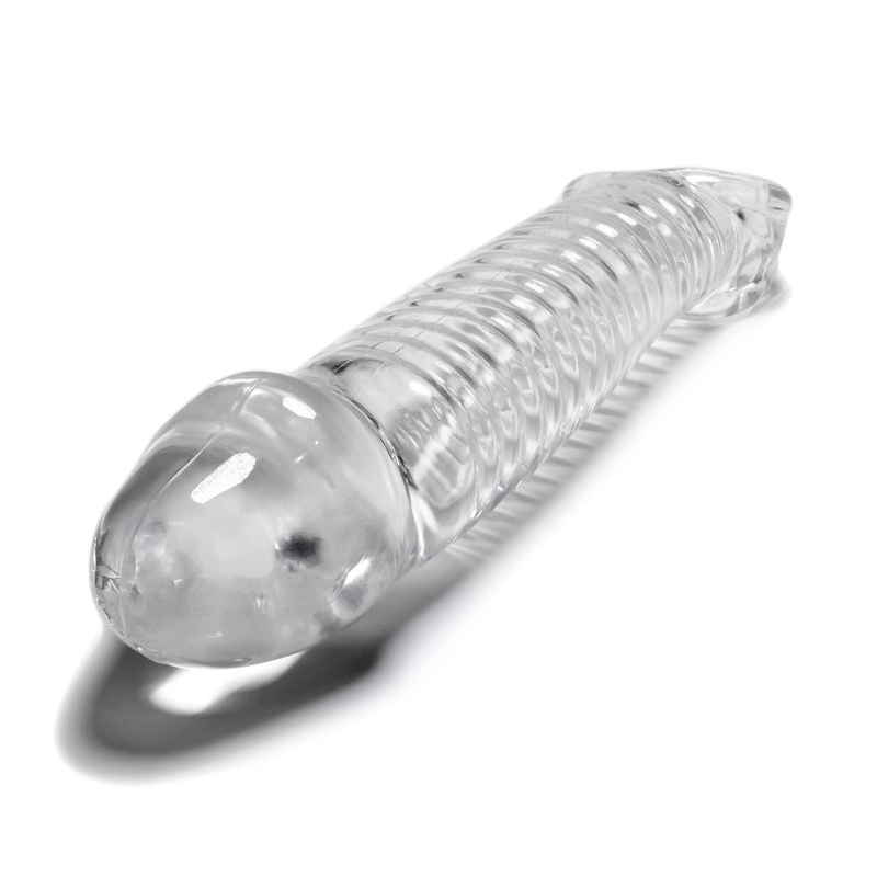 gaine pour penis muscle oxballs 24 x 5 cm transparente 2