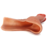 gaine souple faux penis modele a 13 x 45cm 2