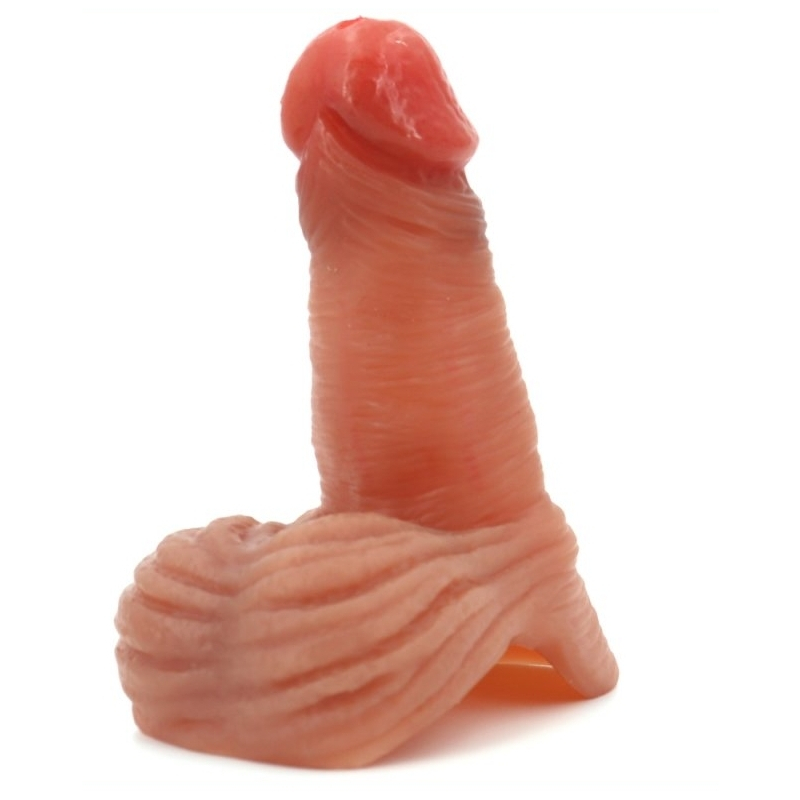 gaine souple faux penis modele b 14 x 4cm 2