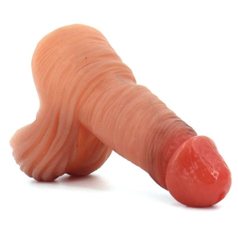gaine souple faux penis modele b 14 x 4cm 8