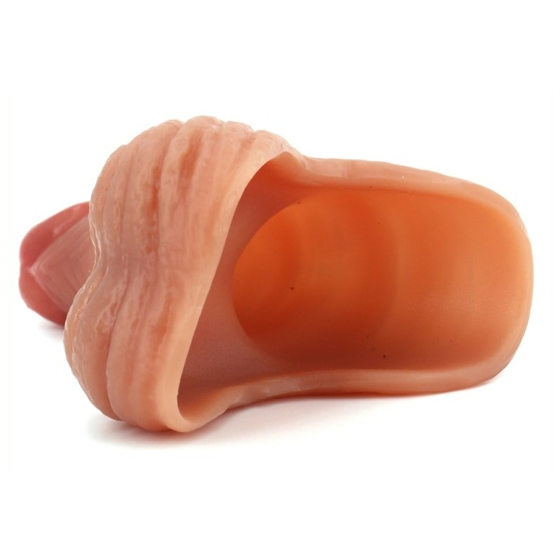 gaine souple faux penis modele b 14 x 4cm 9