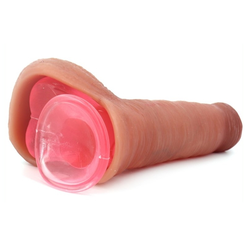 gaine souple faux penis modele k 14 x 4cm 10