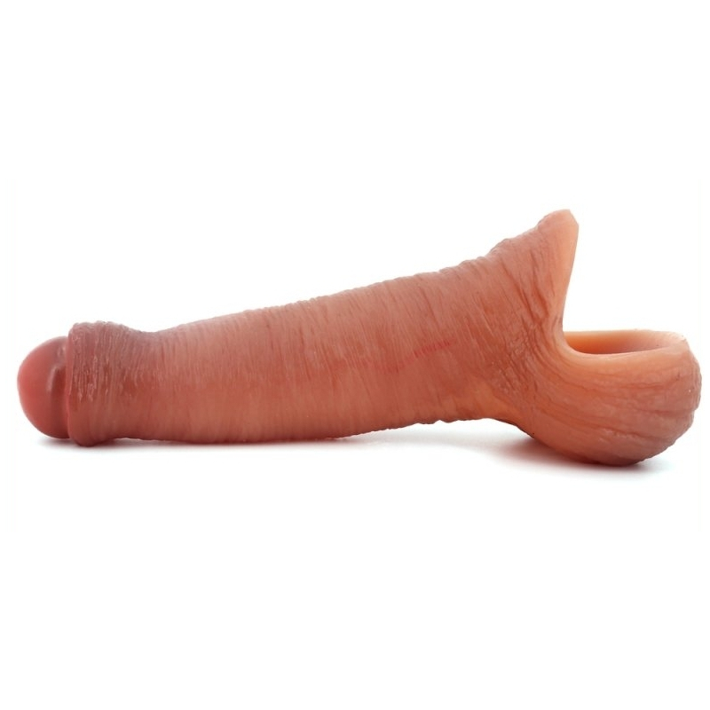 gaine souple faux penis modele k 14 x 4cm 3