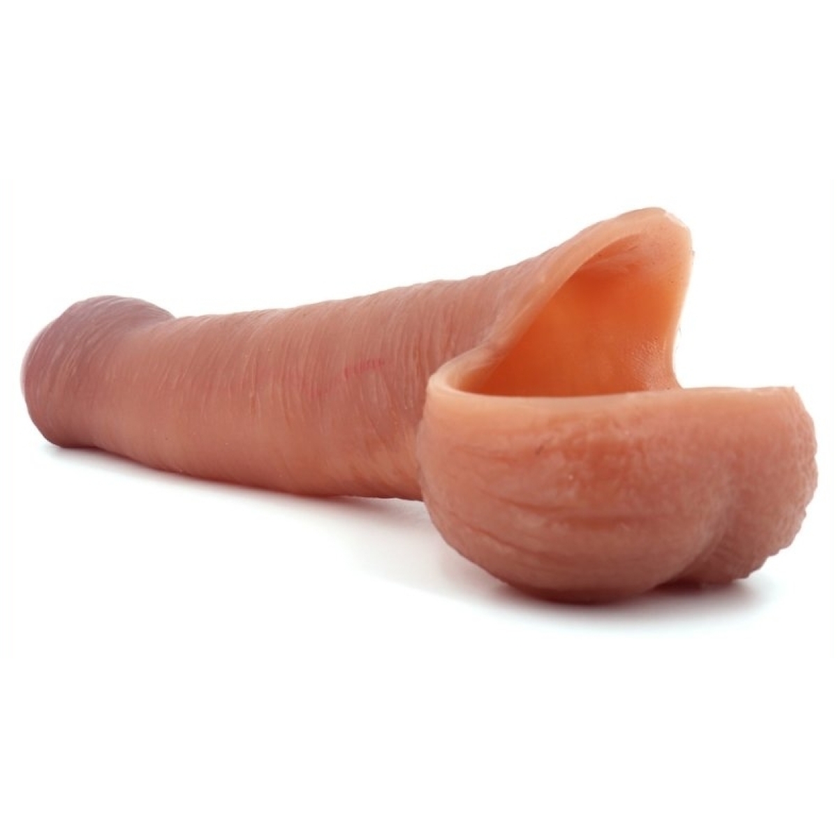 gaine souple faux penis modele k 14 x 4cm 4