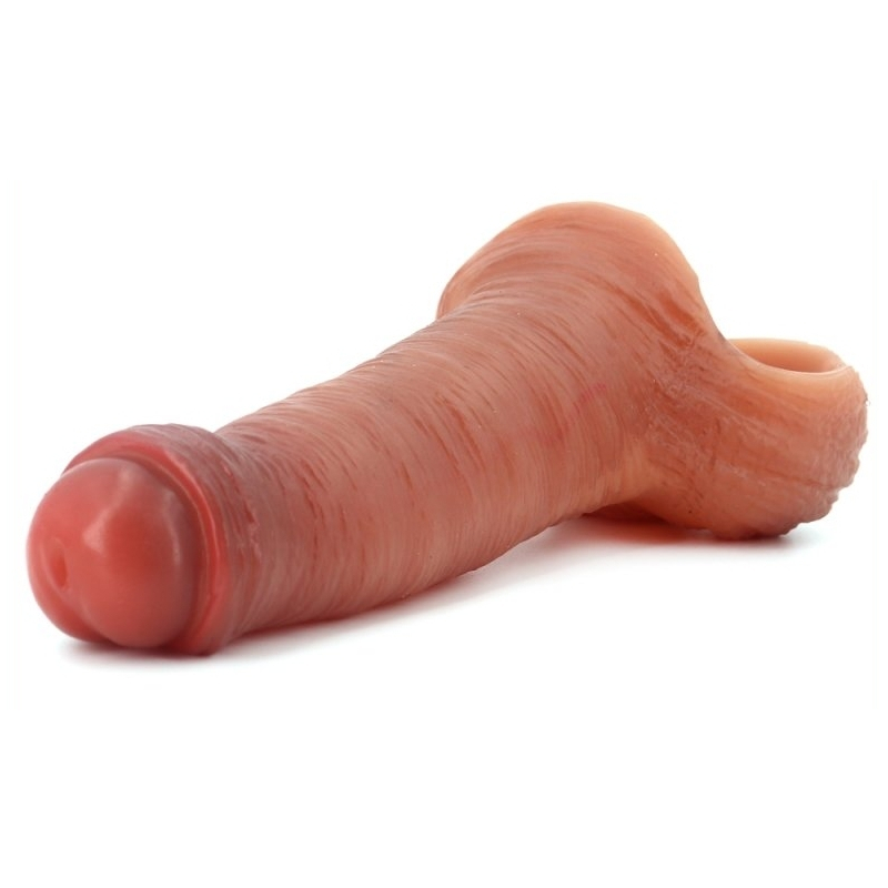 gaine souple faux penis modele k 14 x 4cm 5