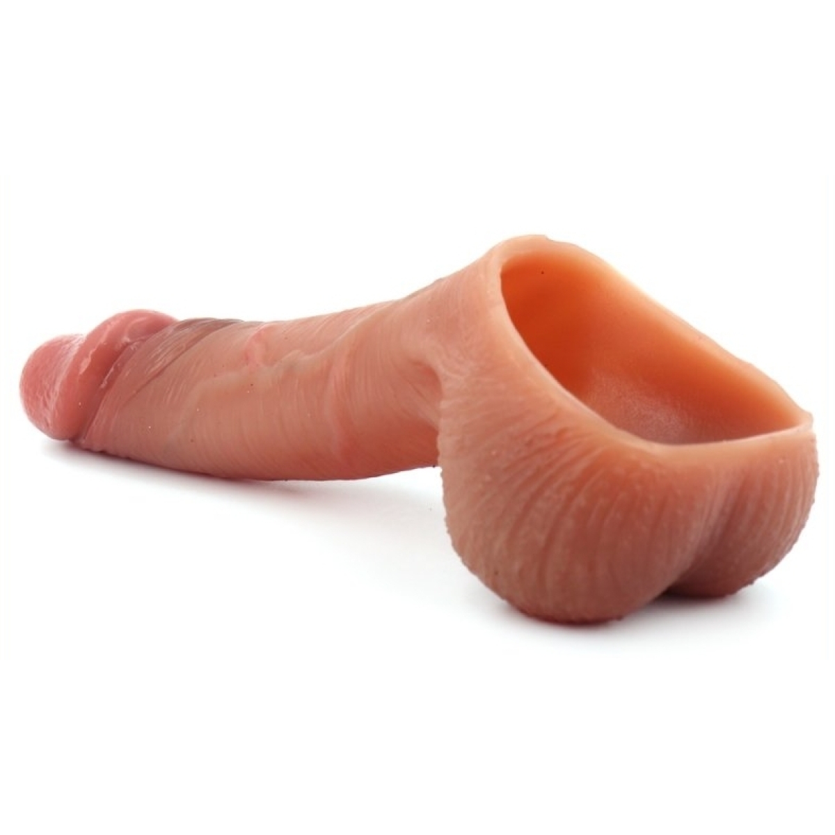 gaine souple faux penis modele l 15 x 4cm 2