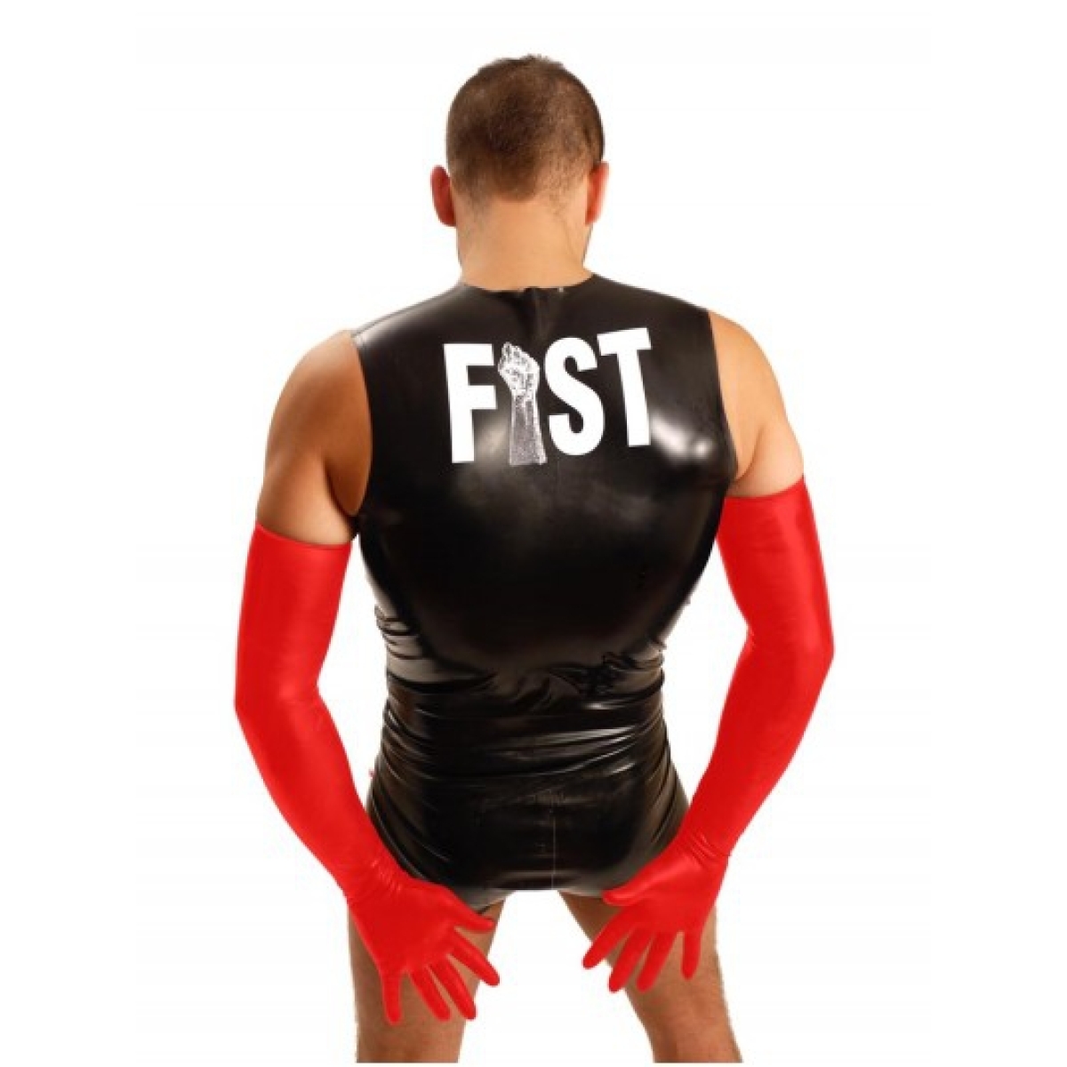 gants fist shoulder rouge 2