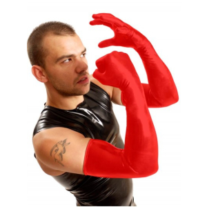 gants fist shoulder rouge