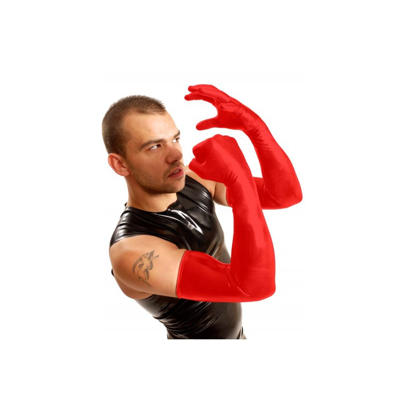 gants fist shoulder rouge