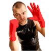 gants fist wrist rouge