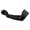 gants longs en latex tenue bdsm noirs 10