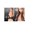 gants longs transparents seductive noir 4