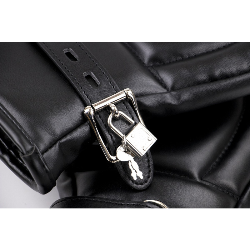 gants padded lock noirs 3