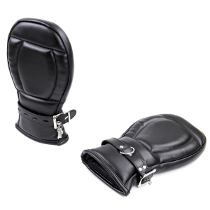 gants padded lock noirs