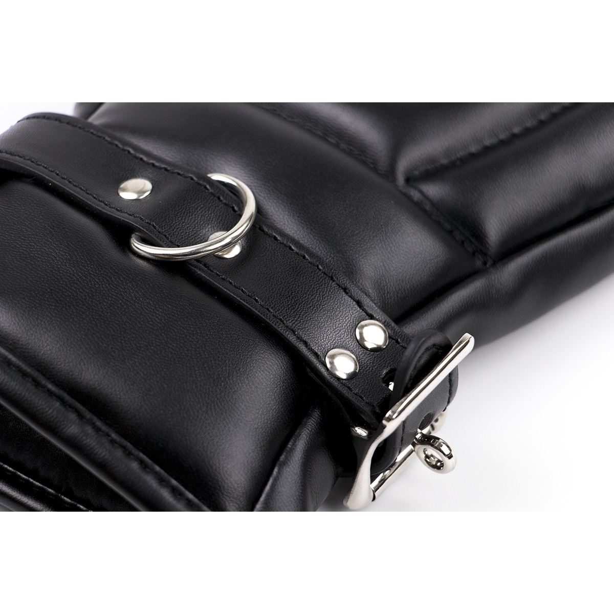 gants padded lock noirs 4