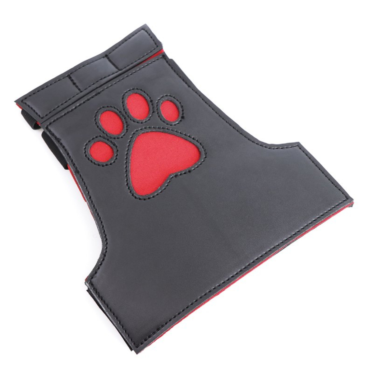gants puppy dog paw noir rouge 2