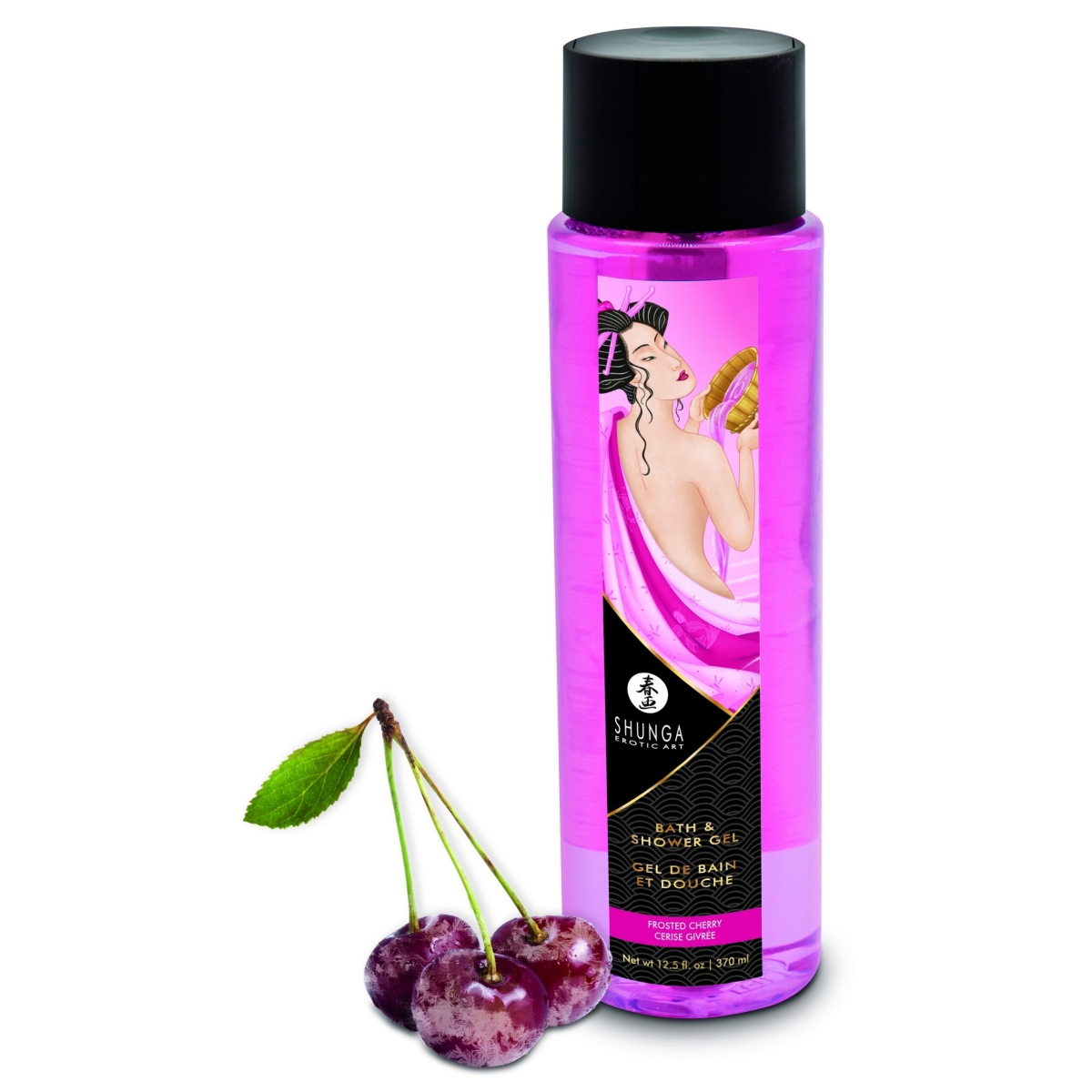 gel de bain et douche shunga cerise givree 370ml scaled