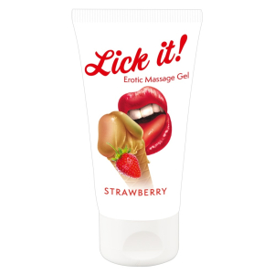 gel de massage fraise 50ml