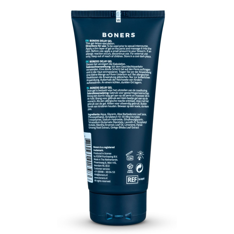gel retardant boners 100ml 1