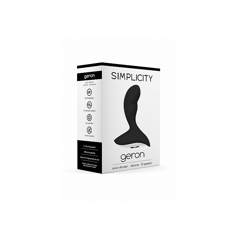 geron anal vibrator black 1