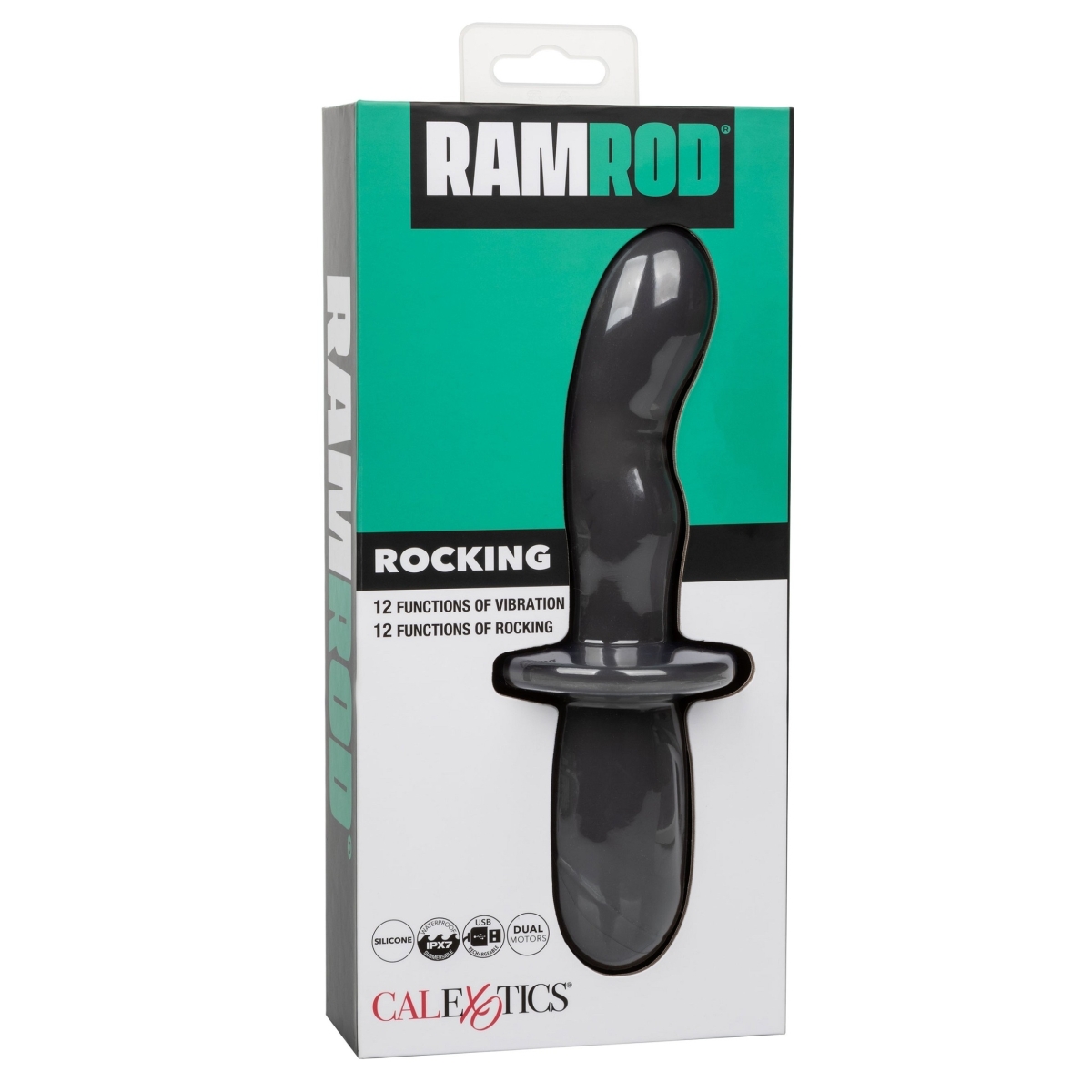 gode a tapotement avec poignee rocking ramrod 11 x 32cm 1