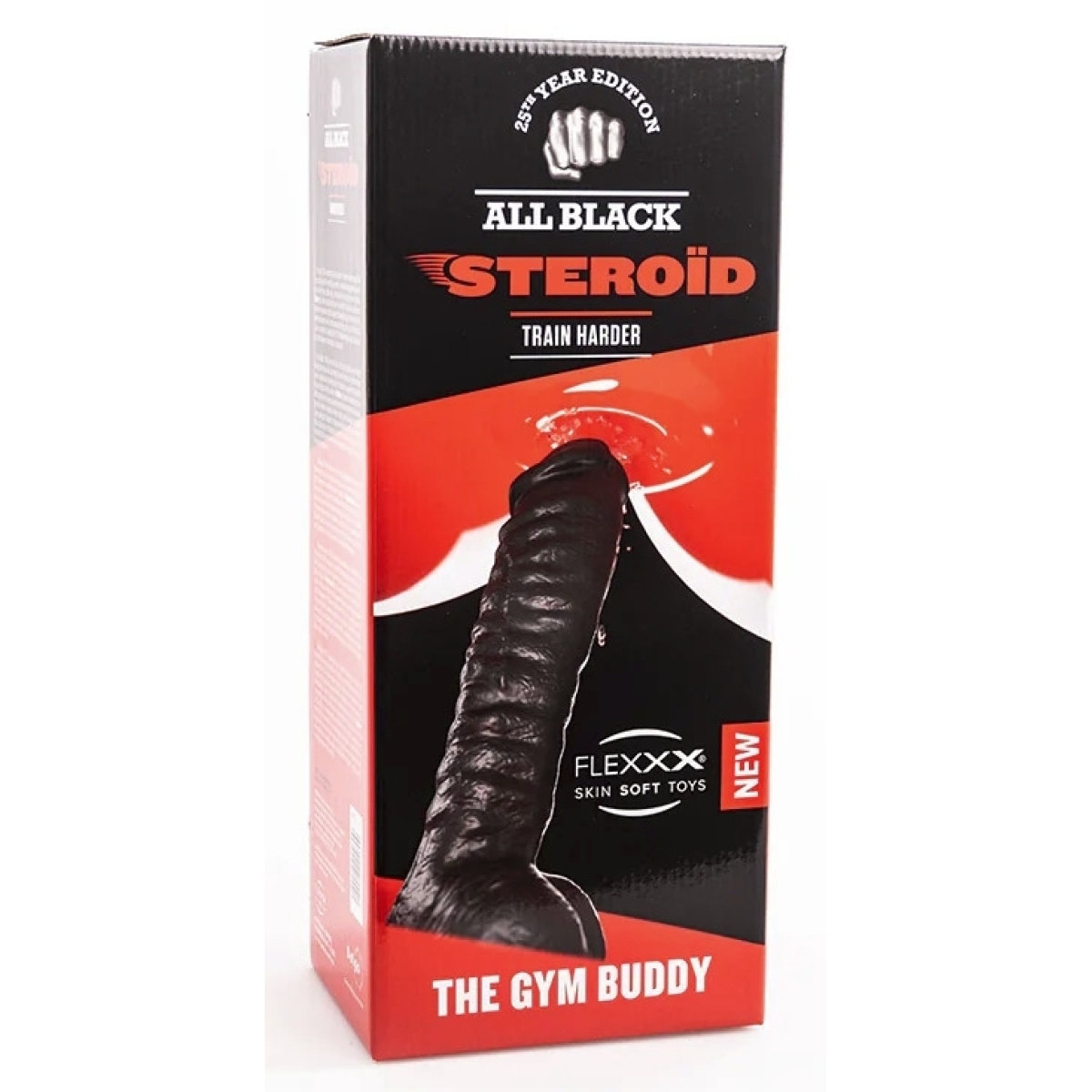 gode abs10 the gym buddy all black steroid 27 x 85cm 1