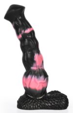 gode animal arhulf 21 x 6cm noir rose