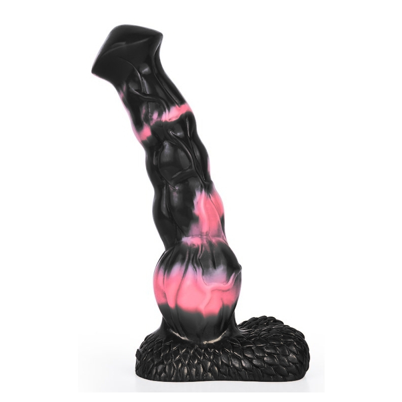 gode-animal-arhulf-21-x-6cm-noir-rose gode animal arhulf 21 x 6cm noir rose