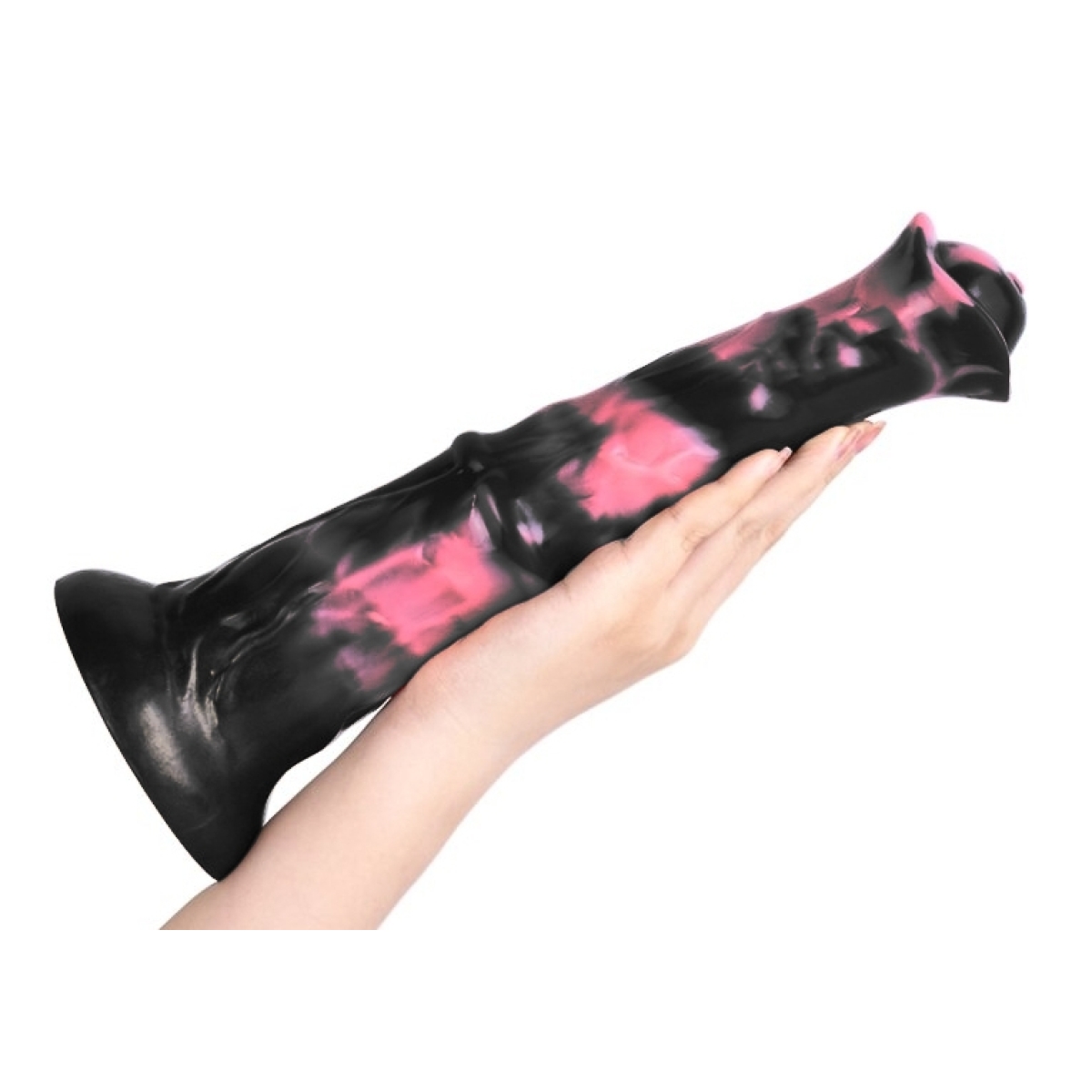 gode animal exulf 26 x 6cm noir rose 1