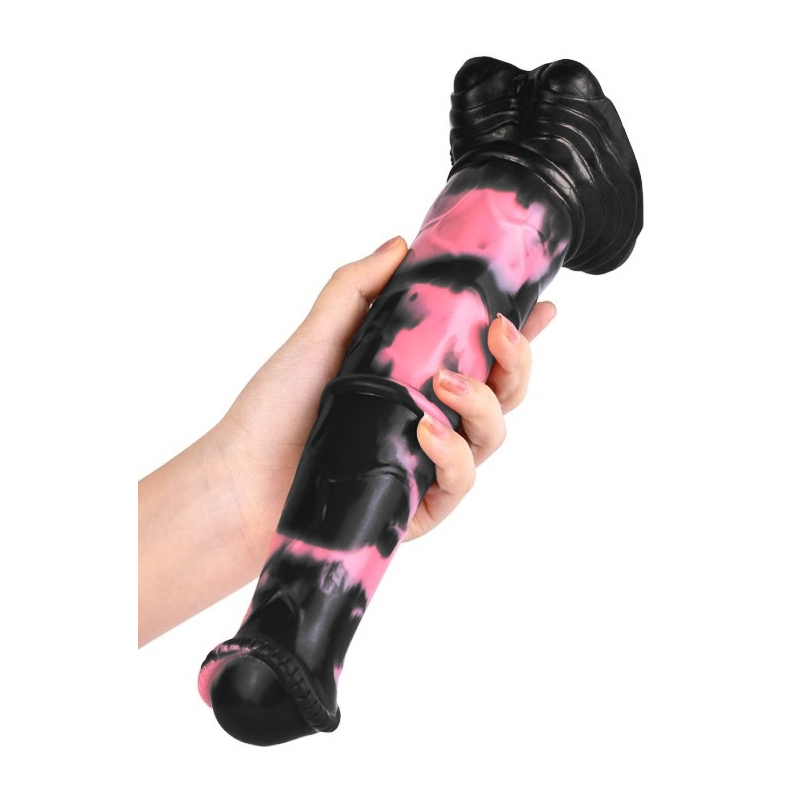 gode animal hulf 24 x 5cm noir rose 3