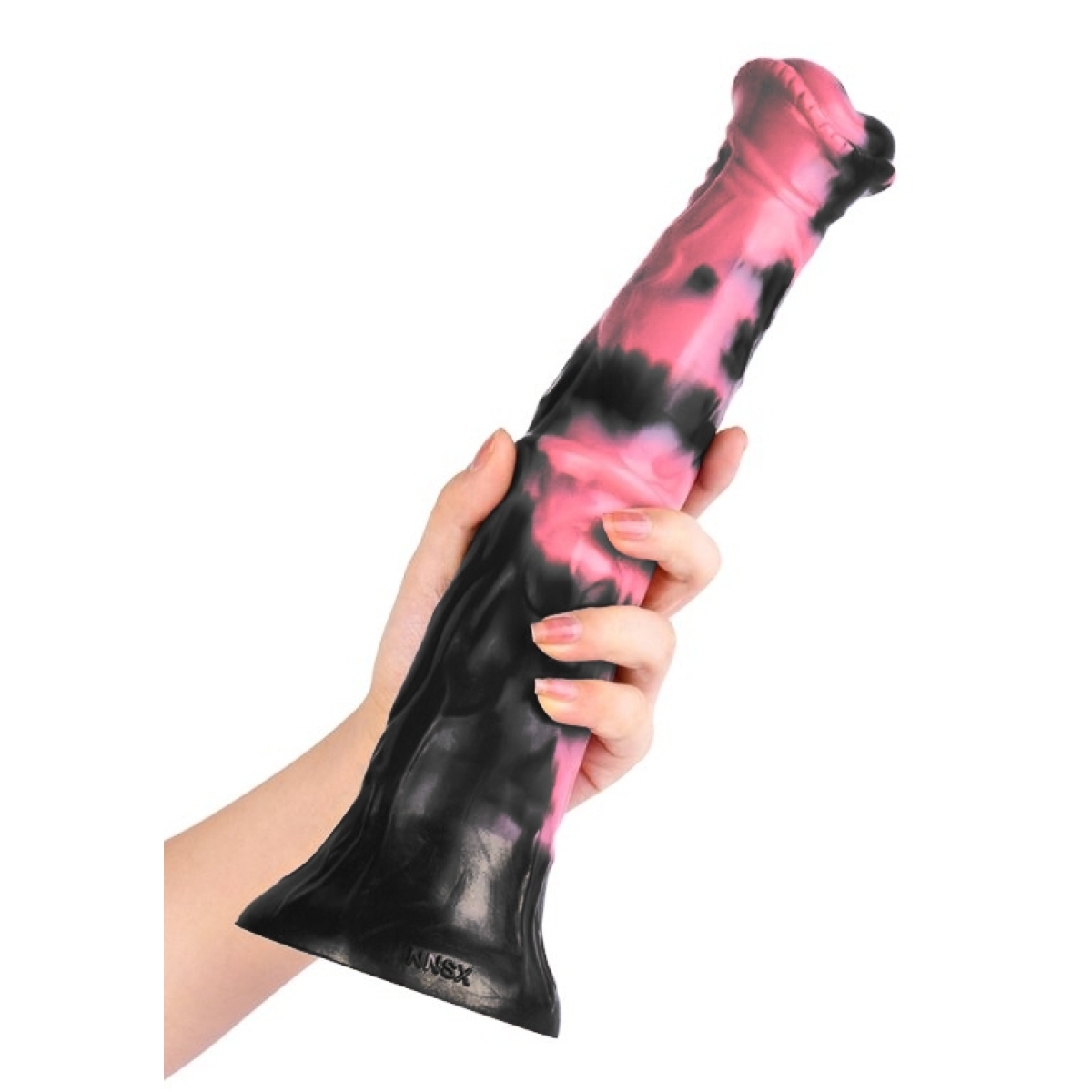 gode animal ragulf 26 x 55cm noir rose 2
