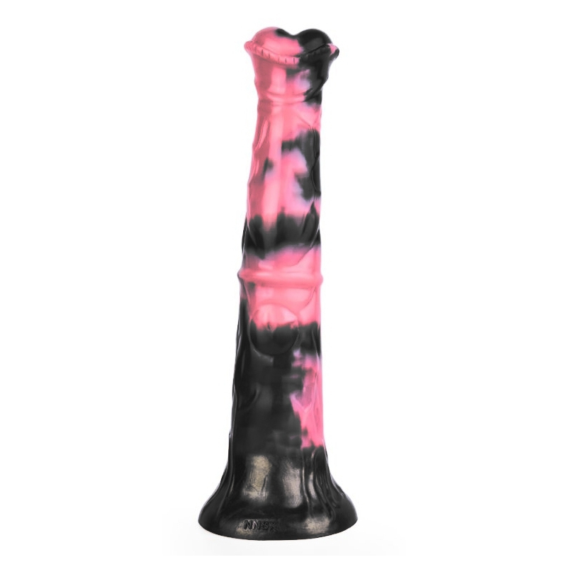 gode-animal-ragulf-26-x-55cm-noir-rose gode animal ragulf 26 x 55cm noir rose