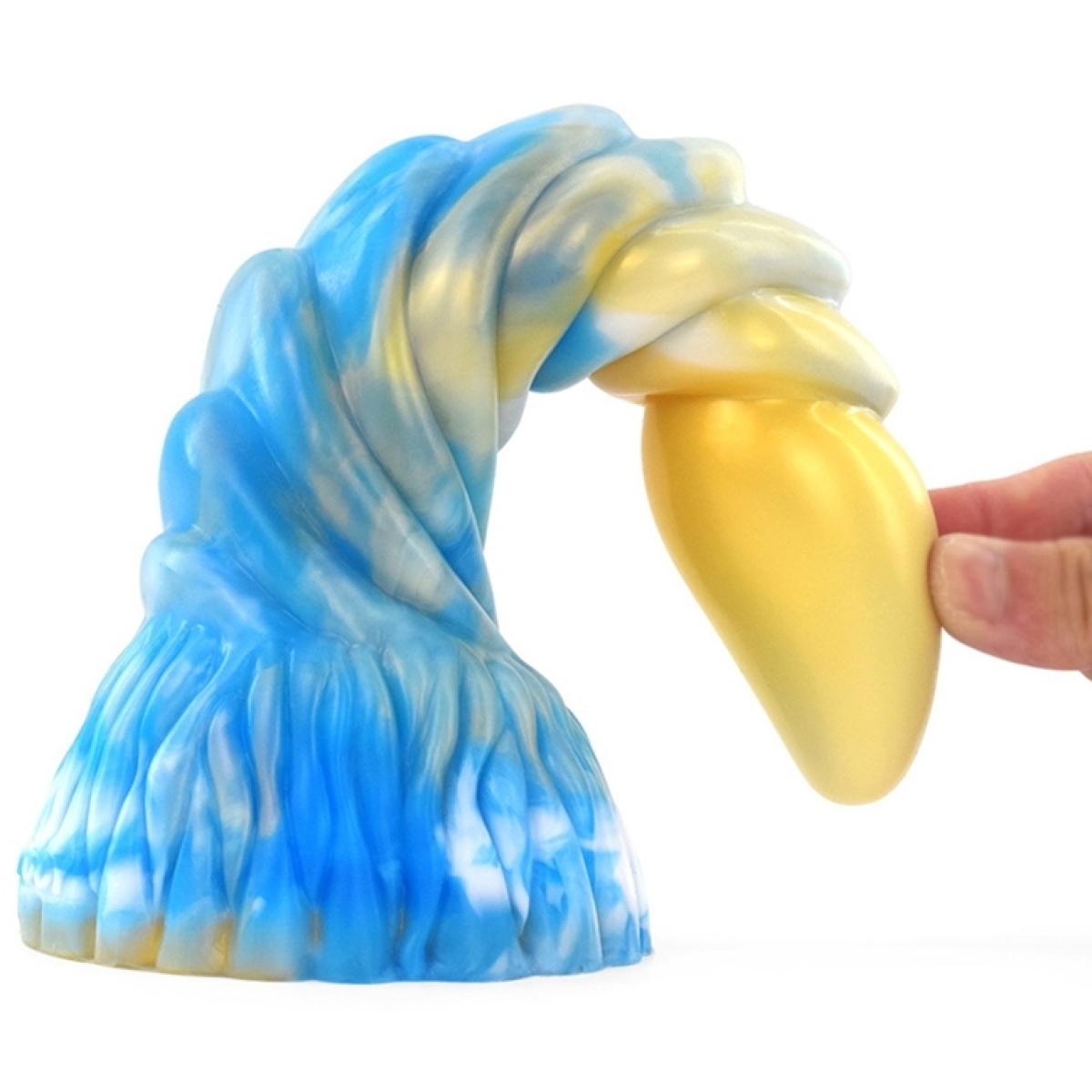 gode arkan 18 x 5cm dore bleu 1