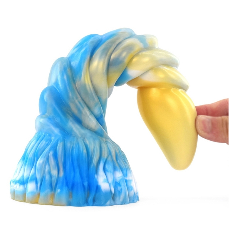 gode arkan 18 x 5cm dore bleu 1