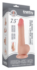 gode avec bourses sliding skin 13 x 38cm 2