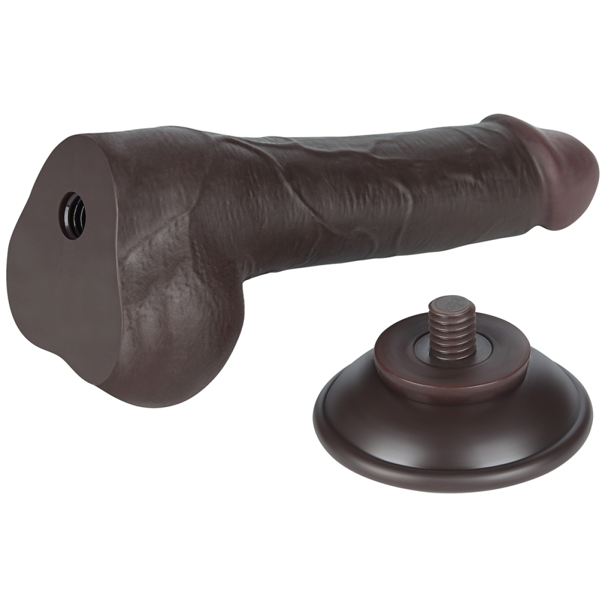 gode avec bourses sliding skin 13 x 38cm noir 8