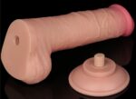 gode avec bourses sliding skin 15 x 45cm 5