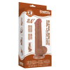 gode avec bourses sliding skin 15 x 45cm marron 1