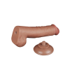 gode avec bourses sliding skin 15 x 45cm marron 4