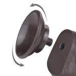 gode avec bourses sliding skin 15 x 45cm noir 7