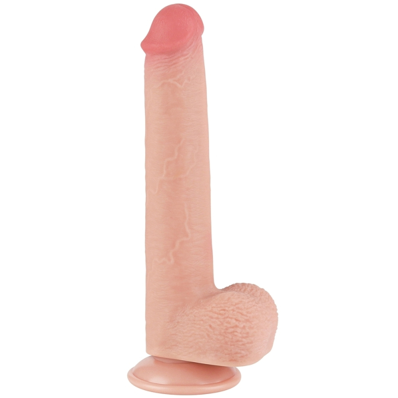 gode avec bourses sliding skin 17 x 35cm 2