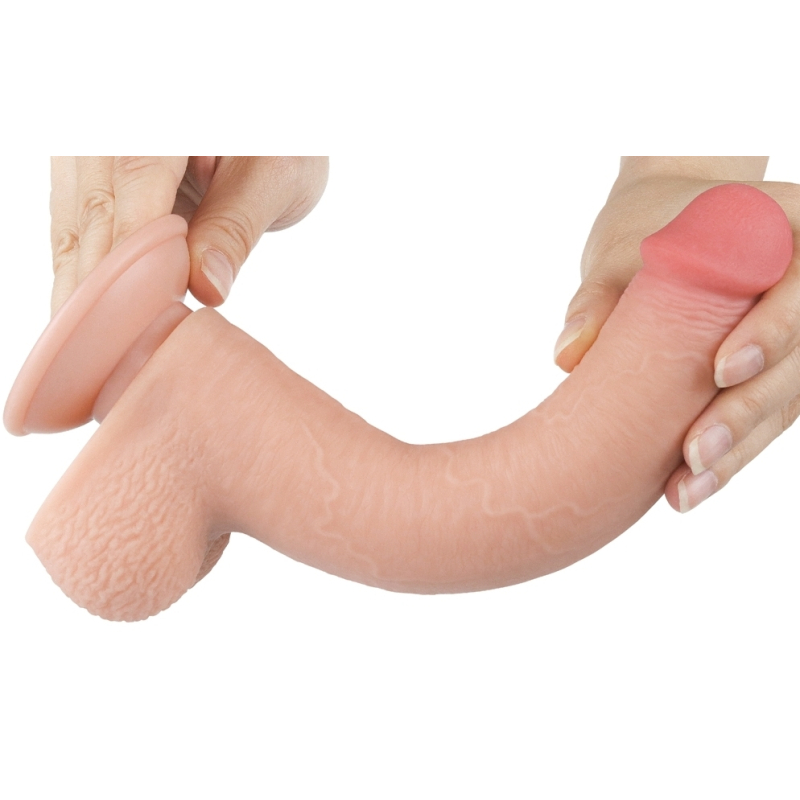 gode avec bourses sliding skin 17 x 35cm 4