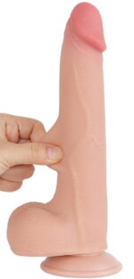 gode avec bourses sliding skin 17 x 4cm 3